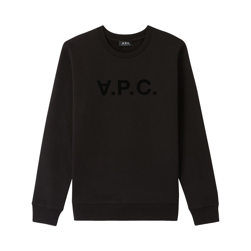 A.P.C Logo Print Sweatshirt Grey – voilà.id