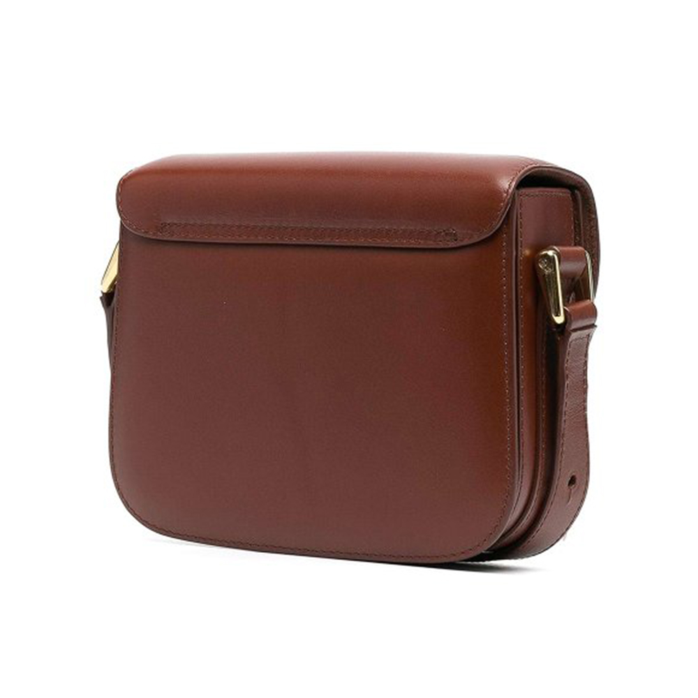 ★A.P.C.★ Mini Grace Crossbody Hazelnut PXBMWF61515CAD PXBM A.P.C. Women's Grace Mini Canvas Bag - Cad Hazelnut | Coggles