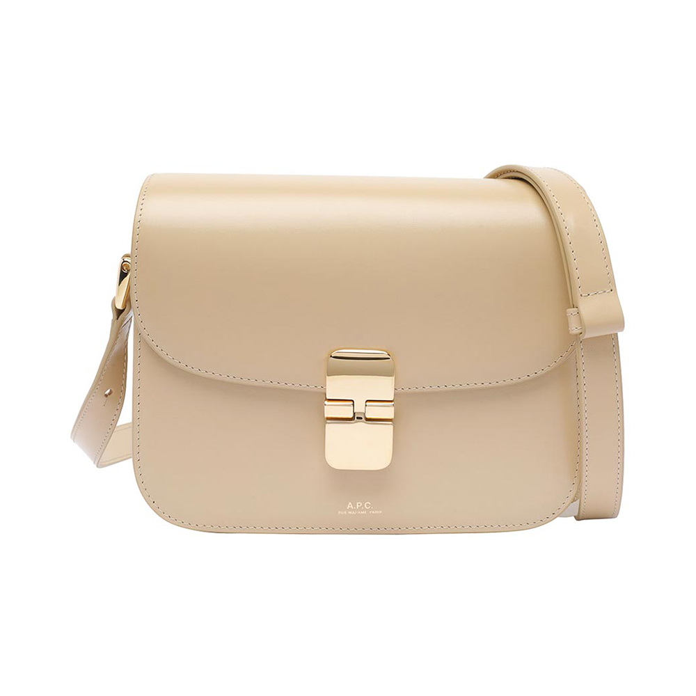 【送料&関税込】A.P.C. grace Small Beige Shoulder Bag With C Grace Small bag | A.P.C.