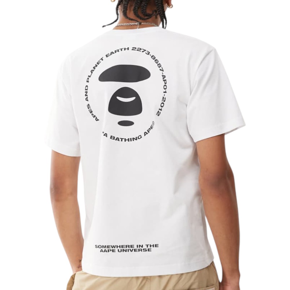 BATHING APE ホワイト TシャツM A Bathing Ape Men Baby Milo One