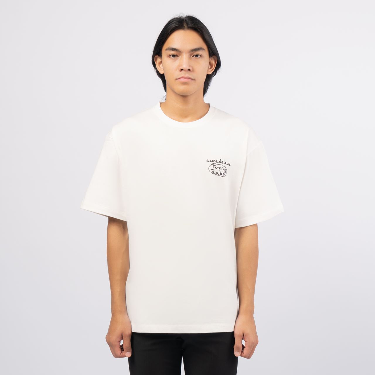 Tシャツ・カットソー ACME DE LA VIE FUZZY RABBIT SHORT SLEEVE T-SHIRT 4BUK050 de71d5774b8896224f2ae12f303c6a