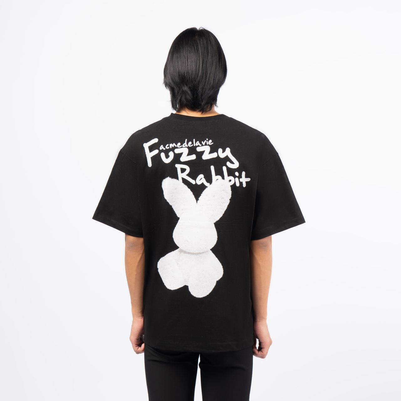 Tシャツ・カットソー ACME DE LA VIE DOODLE FUZZY RABBIT SHORT SLEEVE T-SH 4BUK058 acmé de la vie ADLV DOODLE FUZZY RABBIT SHORT SLEEVE T-SHIRT