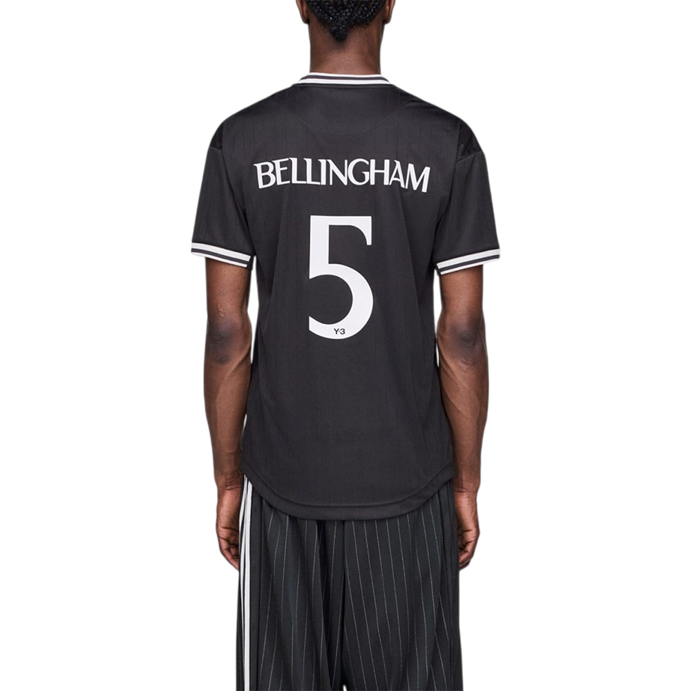 Y-3 Jude Bellingham Soccer Short Sleeve Jersey Black – voilà.id