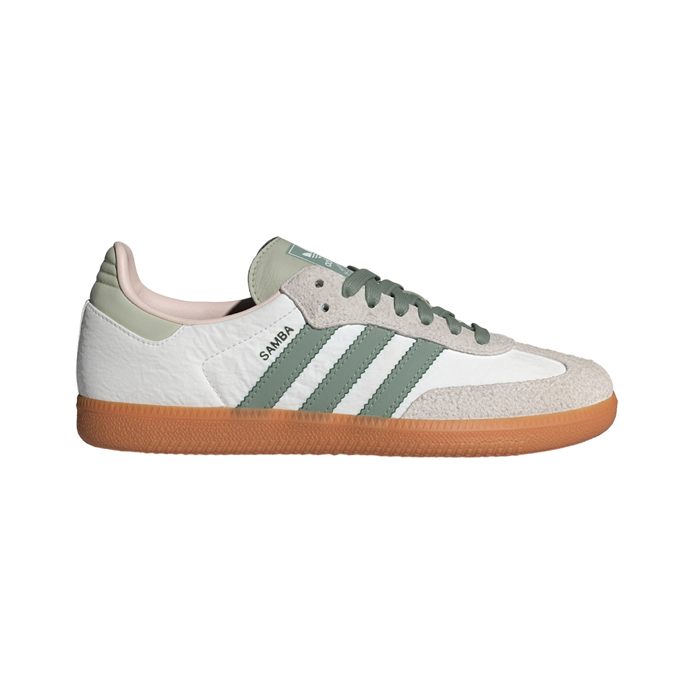 Adidas Samba OG Cloud White Silver Green Women –