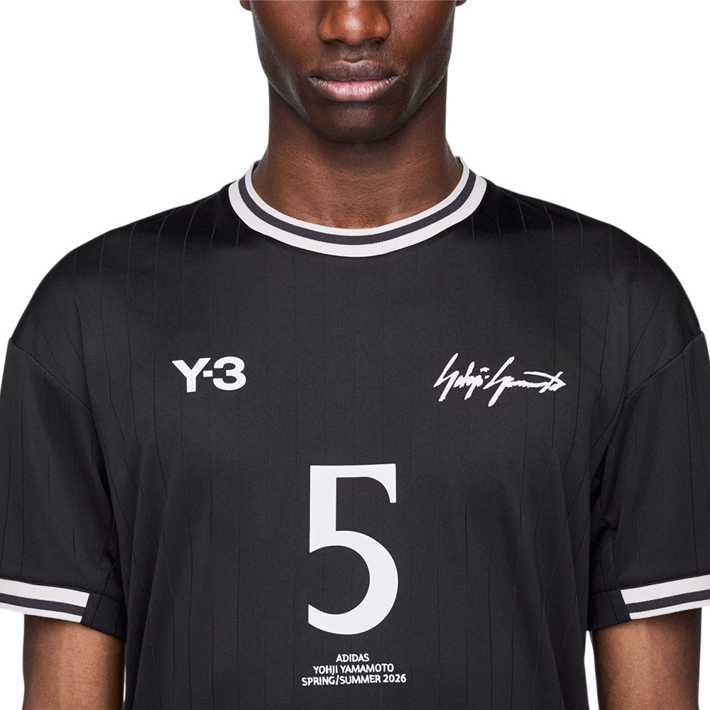 Y-3 Jude Bellingham Soccer Short Sleeve Jersey Black – voilà.id