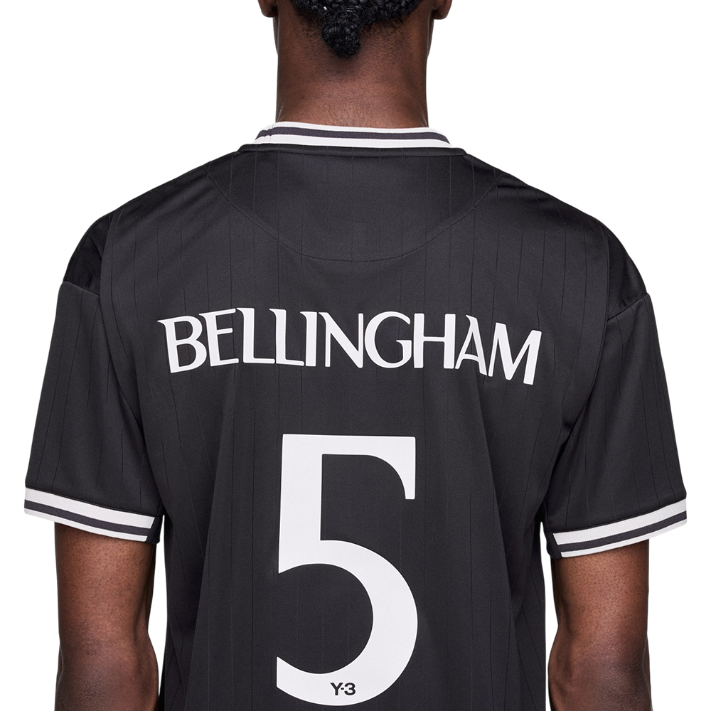 Y-3 Jude Bellingham Soccer Short Sleeve Jersey Black – voilà.id