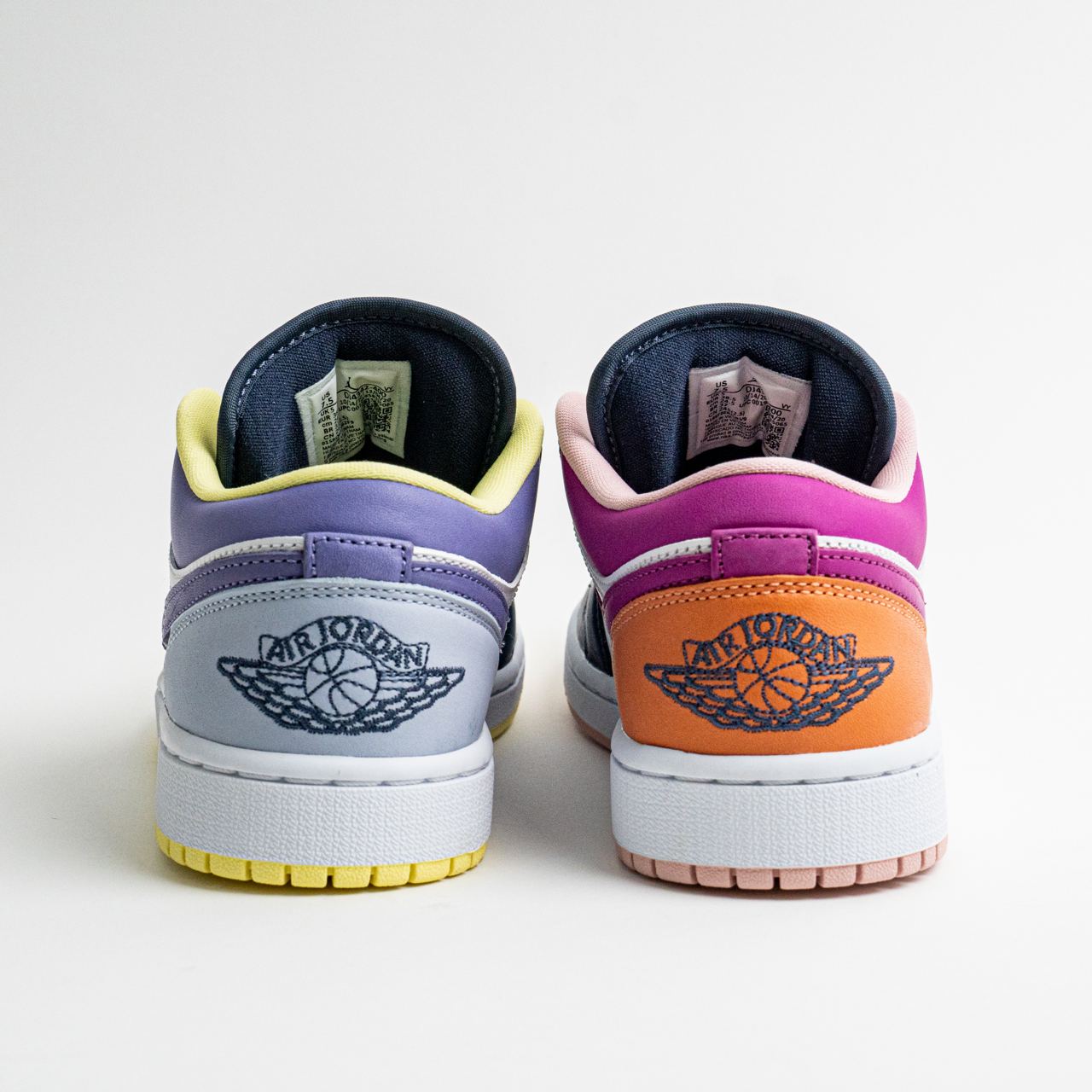 jordan 1 low purple magenta mismatch