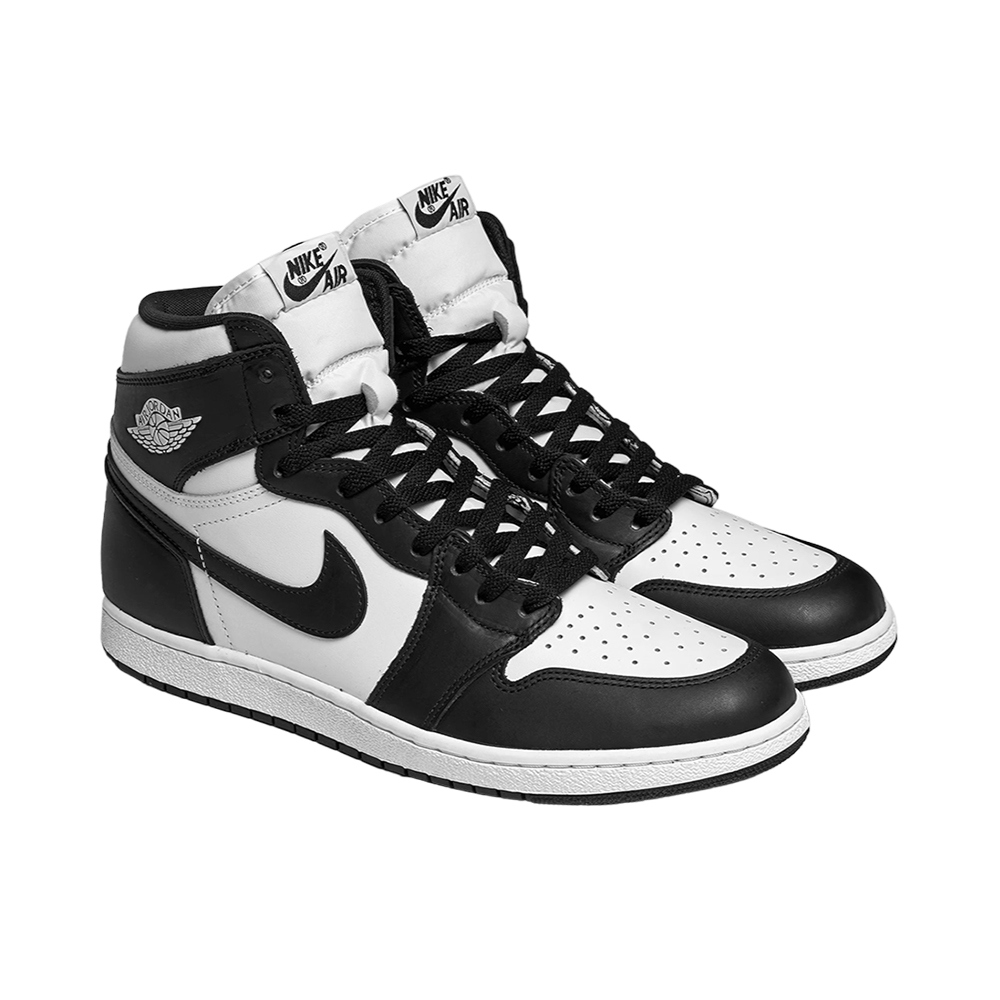 Panda Jordan One Black White Nike Sneaker High Air Jordan Black