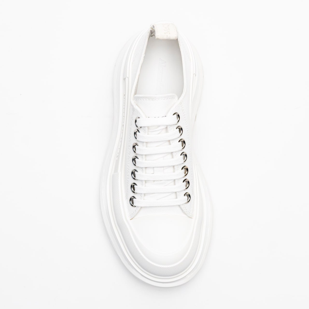 Alexander McQueen Tread Slick Lace Up White Women –