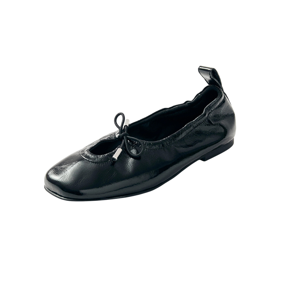 Alohas Rosalind Leather Ballet Flats Black Onix – voilà.id