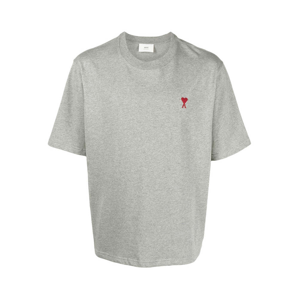 Tシャツ・カットソー AMI PARIS Red Heart Logo T-Shirt White BFUTS235724100 BFUTS2 AMI-PARIS-T-Shirt-Classic-Red-