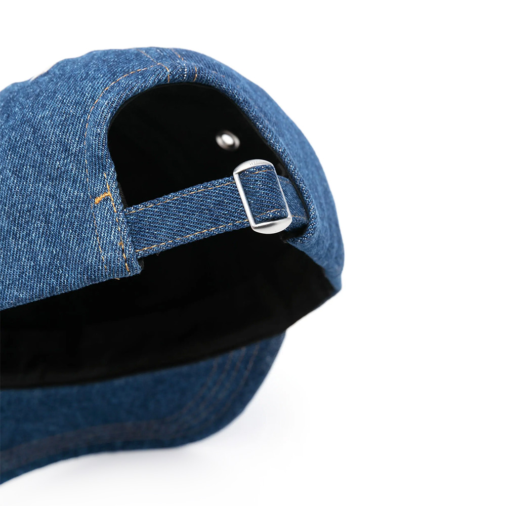 AMI Paris★ブルー Ami de Coeur Embroidery コットン キャップ AMI Paris BLUE COTTON AMI DE COEUR EMBROIDERY CAP | REVERSIBLE