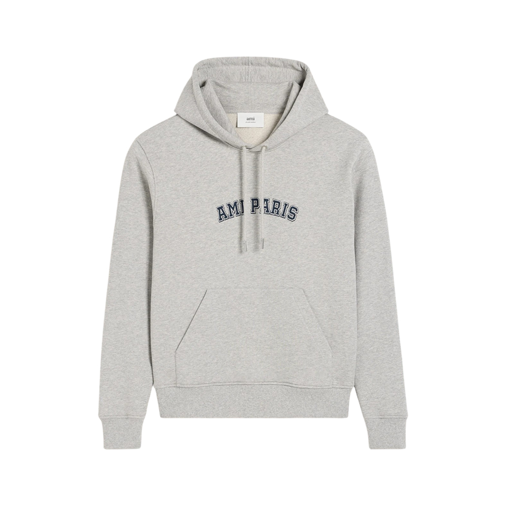 ★AMI PARIS★ Logo embroidery hood white USW203731100 USW203 19595183_44148830_1000.jpg