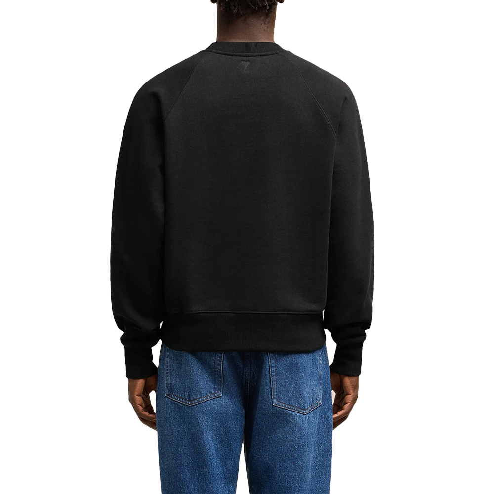 AMI Paris AM Heavy Loopback Organic Cotton Fleece Sweatshirt