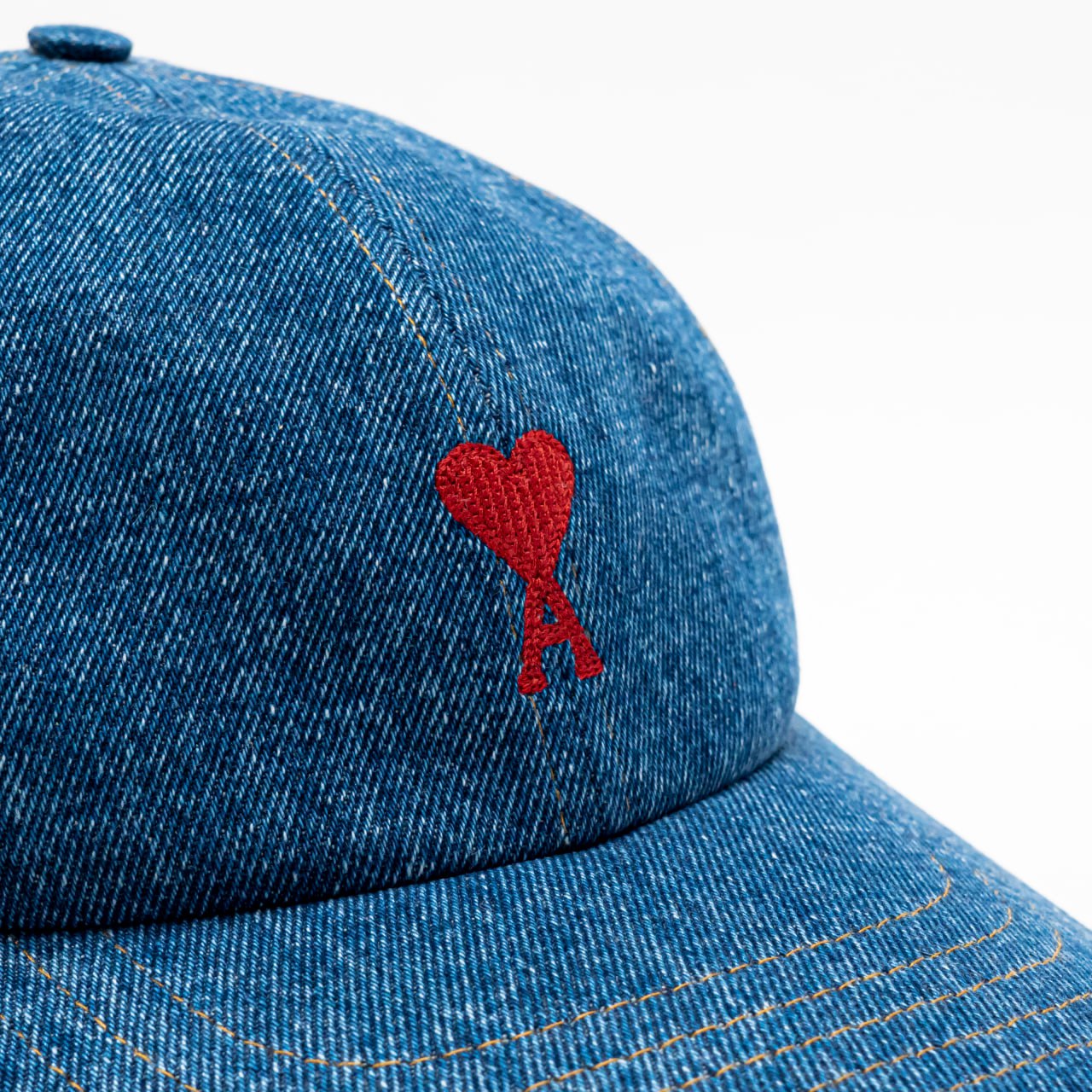 AMI ★ de Coeur Embroidery Cap Black ★10代〜20代に大人気！ Black Cap | Ami De Coeur | AMI PARIS US