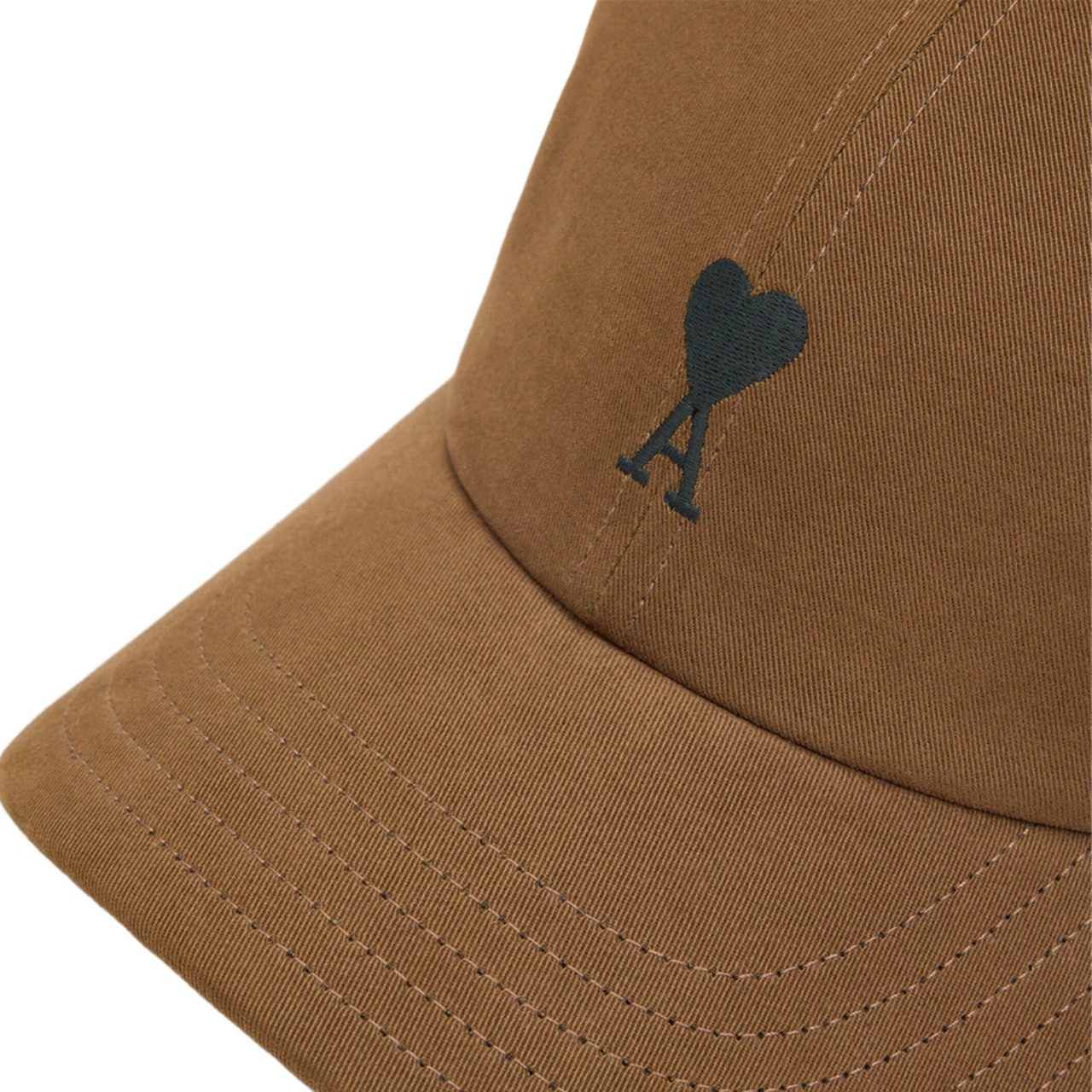 AMI Paris Ami De Coeur Embroidery Cap Hazelnut – voilà.id