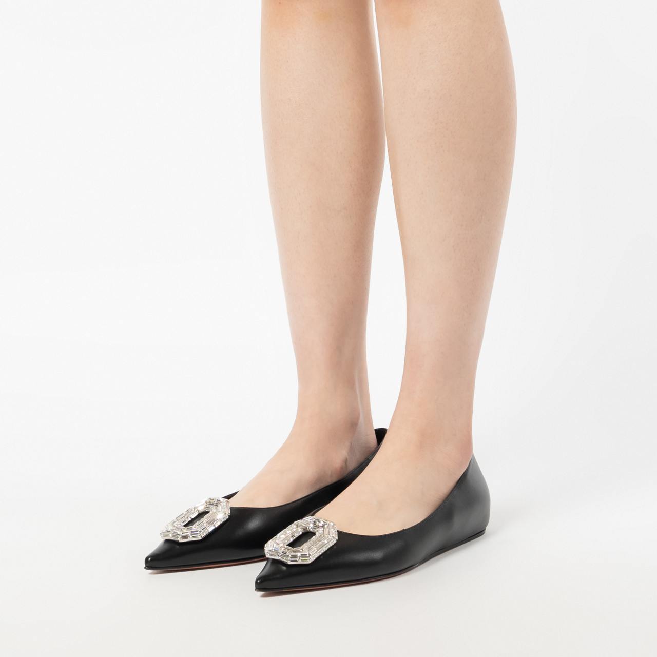 フラットシューズ AMINA MUADDI Woman Ballet flats Black CAMELIAFLAT NAPPABLACK Ballerinas AMINA MUADDI Woman Tg. 7 US CAMELIAFLATNAPPA