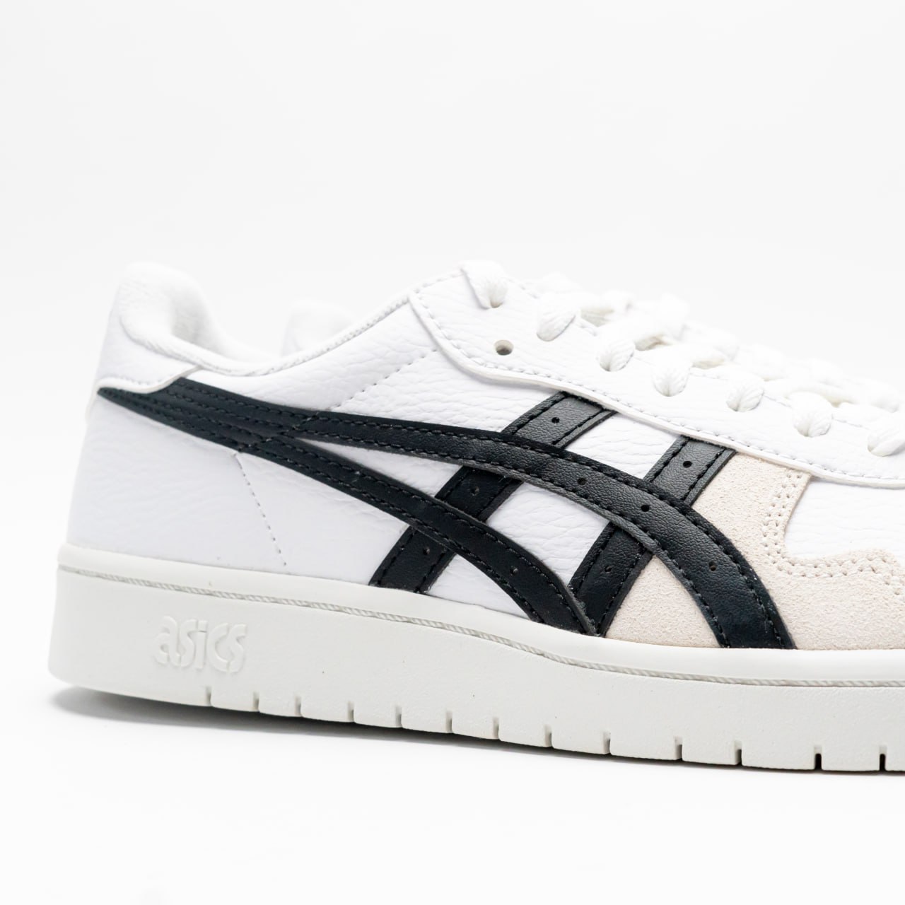 Asics Japan S Low Top Sneakers Leather Suede White/Black –