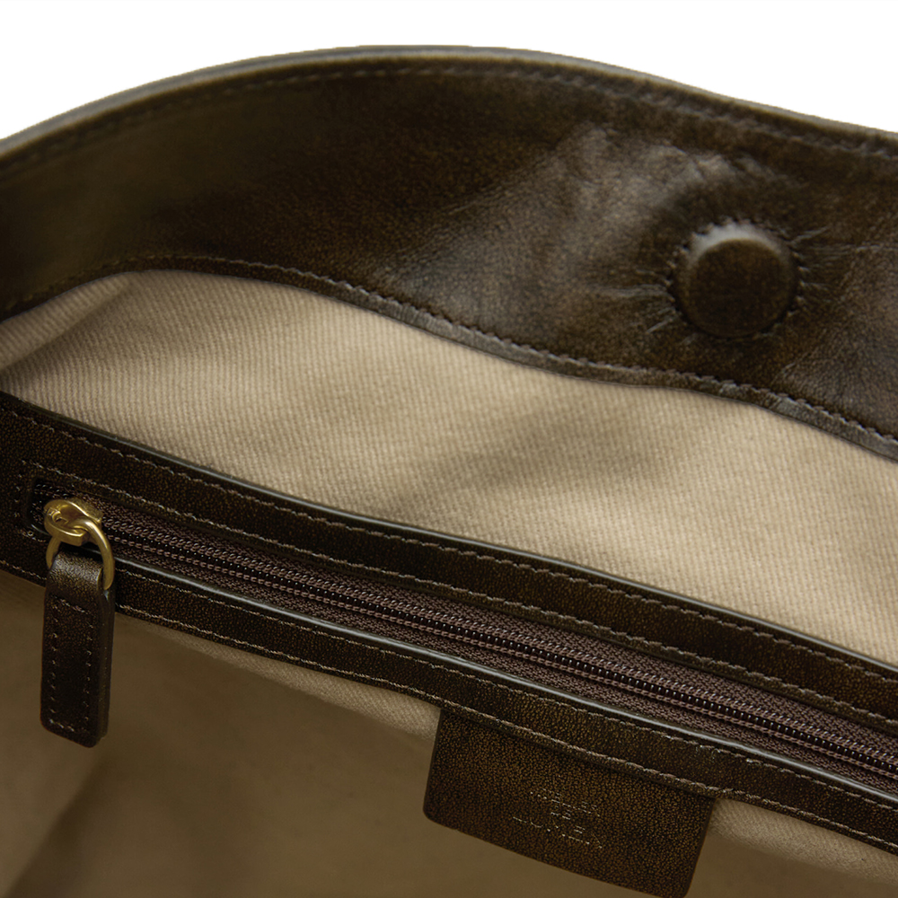 Atelier de LUMEN Arete Leather Shoulder Bag Brushed Brown Atelier de LUMEN Arete Leather Shoulder Bag Brushed Brown