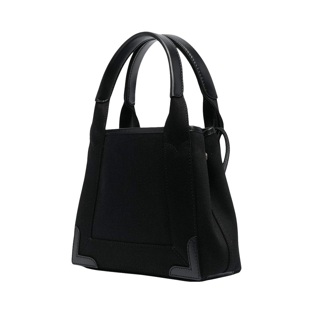 Balenciaga Navy Cabas XS Canvas All Black – voilà.id