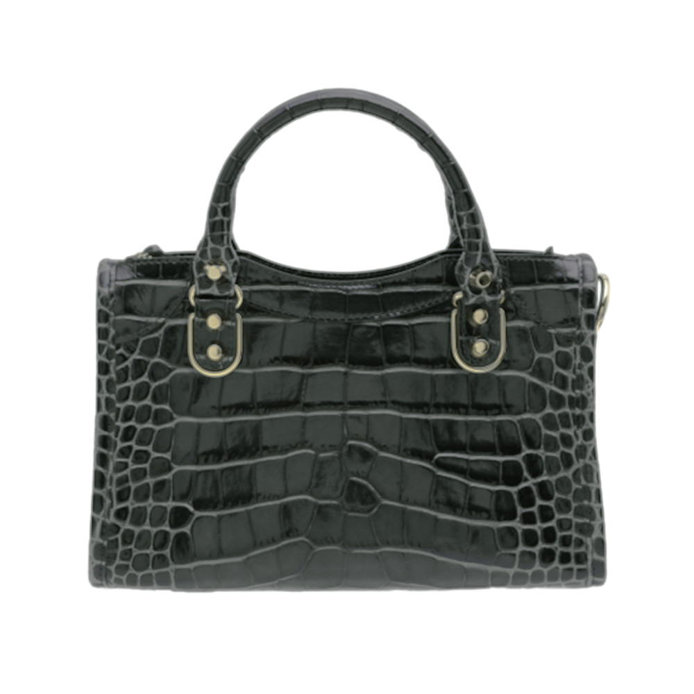 【超特価sale開催】  Metallic City Mini Classic Balenciaga Edge Ghw Grey Croco ゴルフバッグ・キャディバッグ