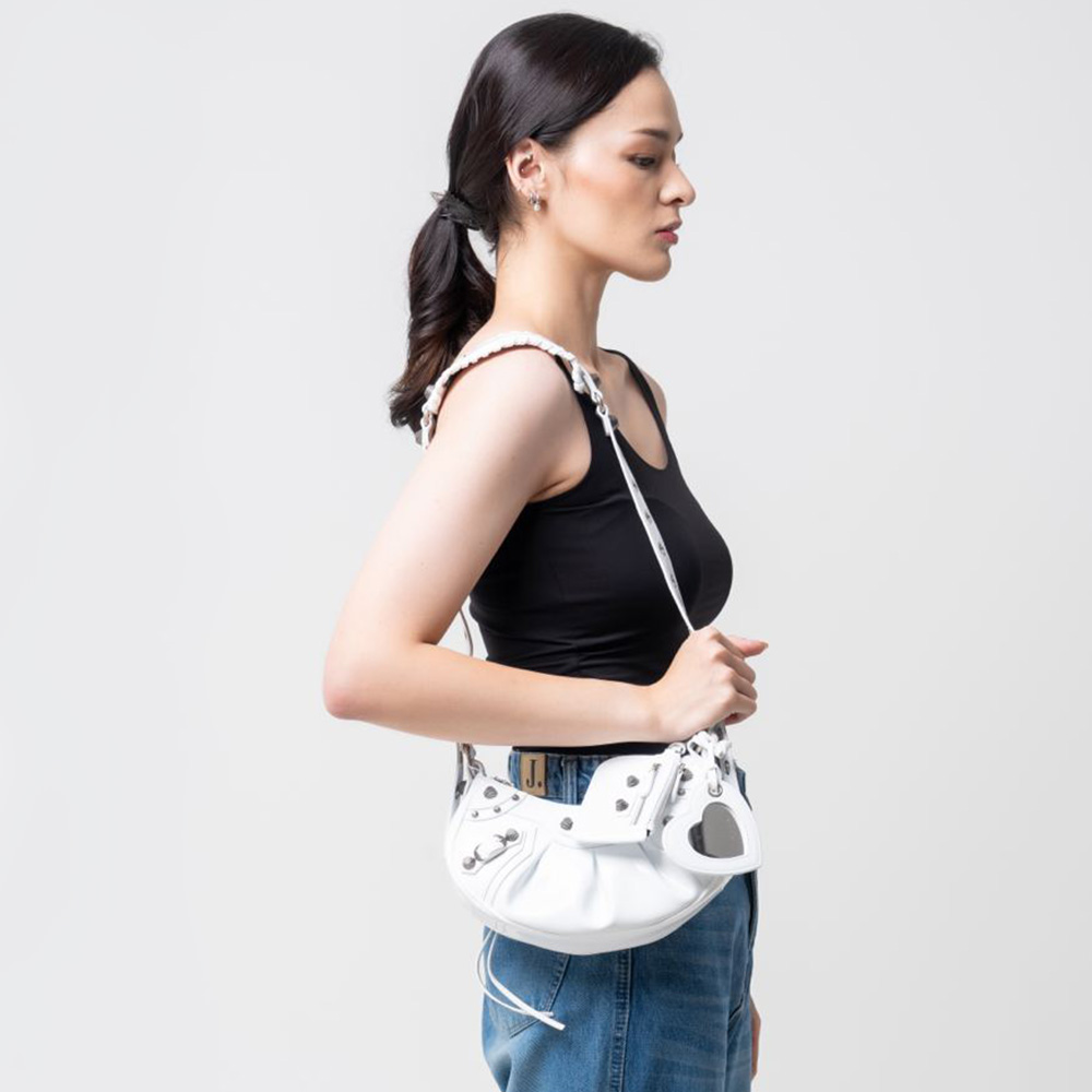 BALENCIAGA SHOULDER BAG (6713091VG9Y 9104) ホワイト White 'Le Cagole XS' shoulder bag Balenciaga - Vitkac AS