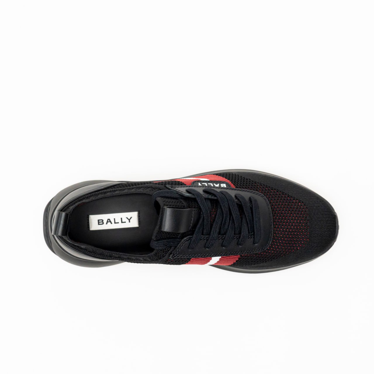 Bally Darnell-T Ouline Knit Sneakers Black Red – voilà.id