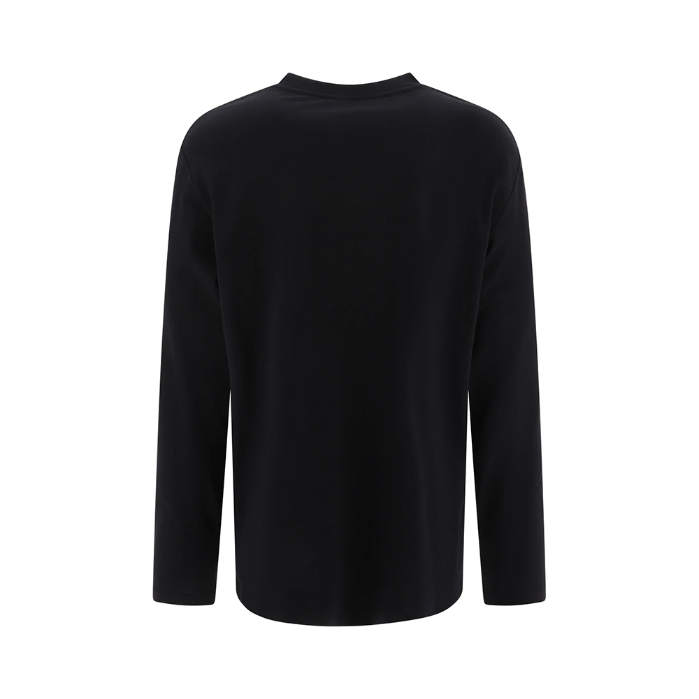 Balmain Logo Print Long Sleeves T-Shirt Black – voilà.id