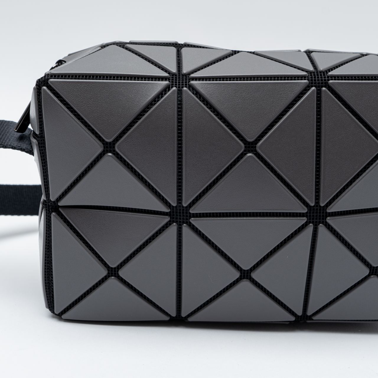 Bao Bao Issey Miyake Cuboid Matte Crossbody Bag Light Grey – voilà.id