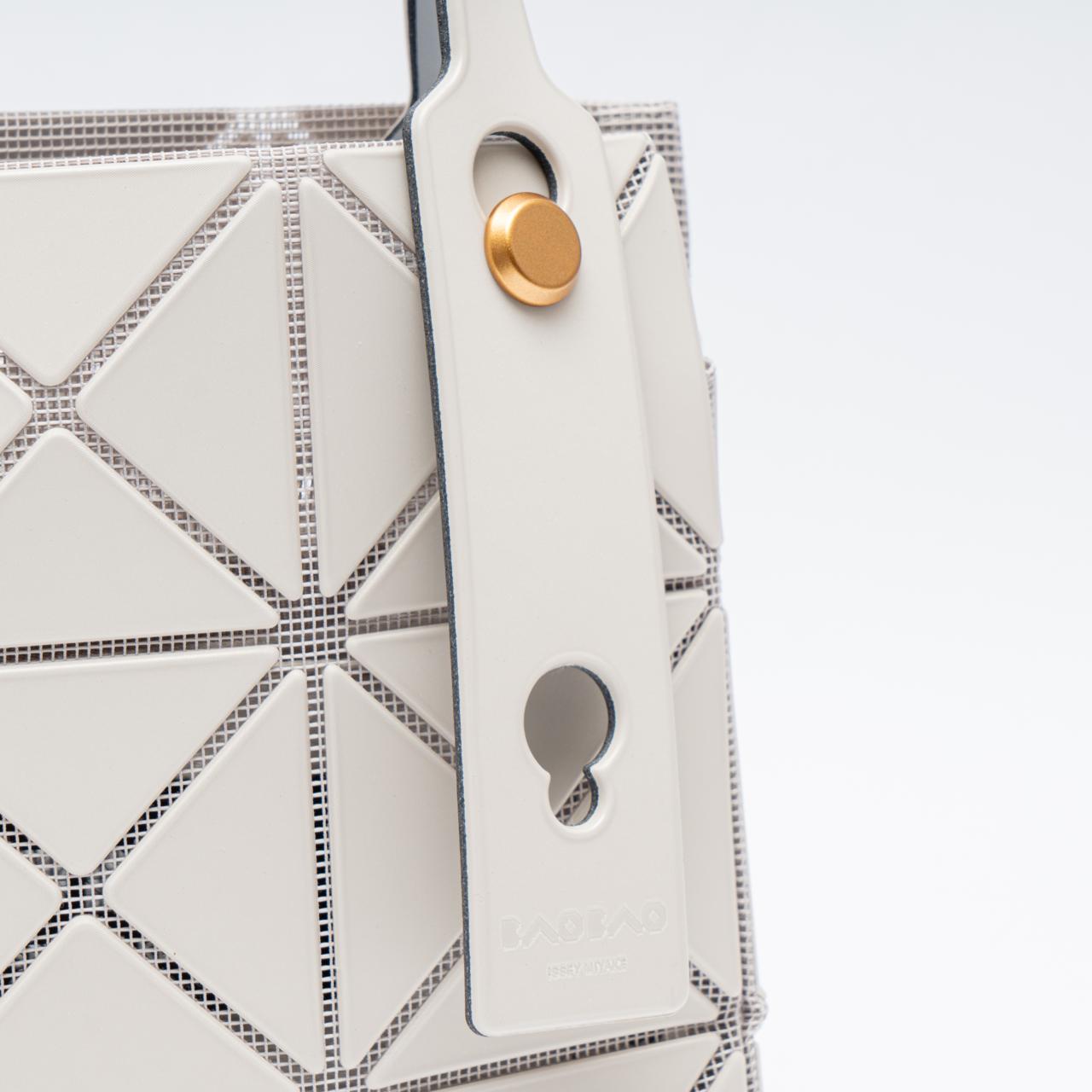 Bao Bao Issey Miyake Carat Small Handbag Beige – voilà.id