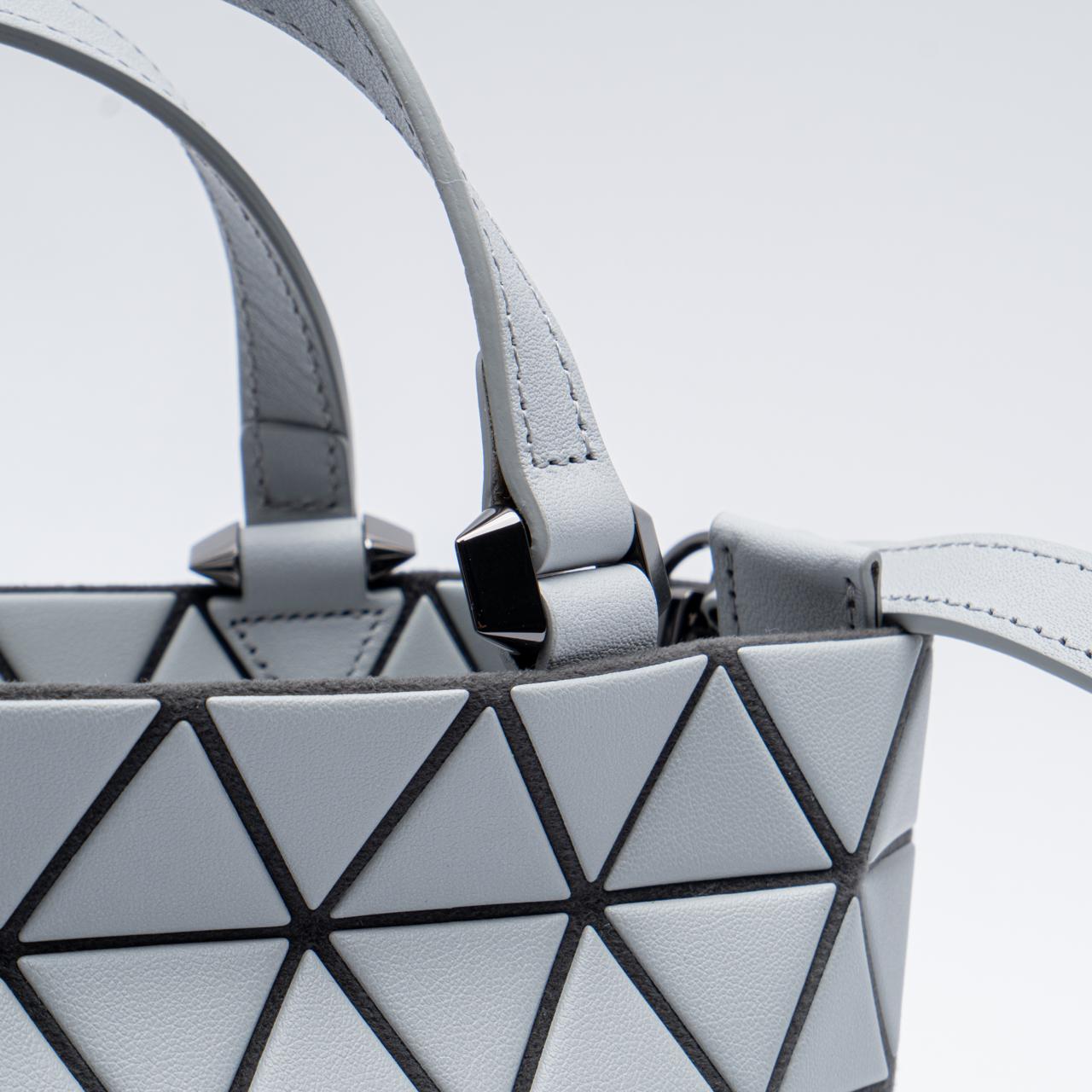 Bao Bao Issey Miyake Crystal Matte Handbag Grey – voilà.id