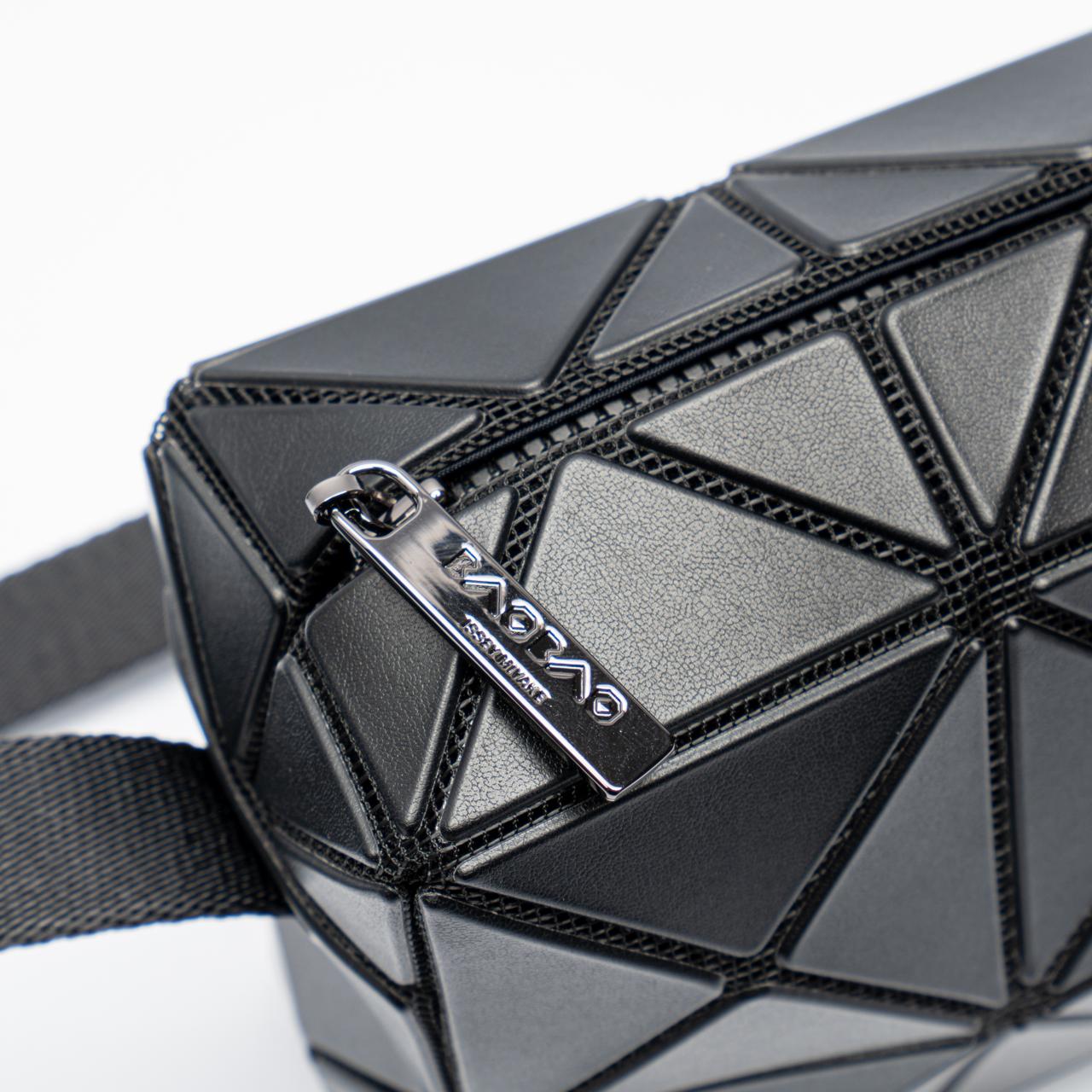 Bao Bao Issey Miyake Cuboid Matte Crossbody Bag Light Grey – voilà.id