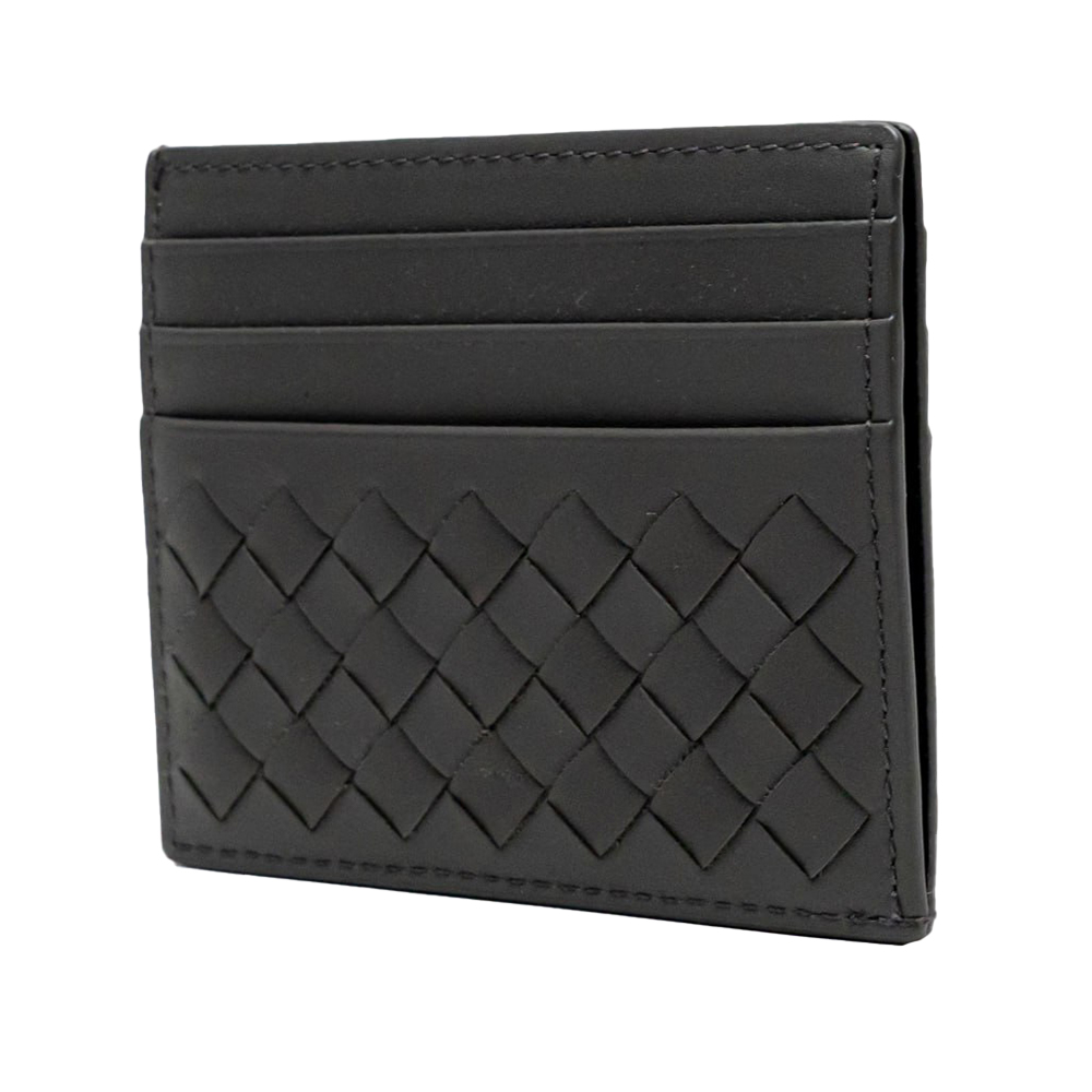 ★BOTTEGA VENETA★ Intrecciato Card Holder Light Grey 162150 Bottega Veneta Light Grey Leather Card Holder | italist