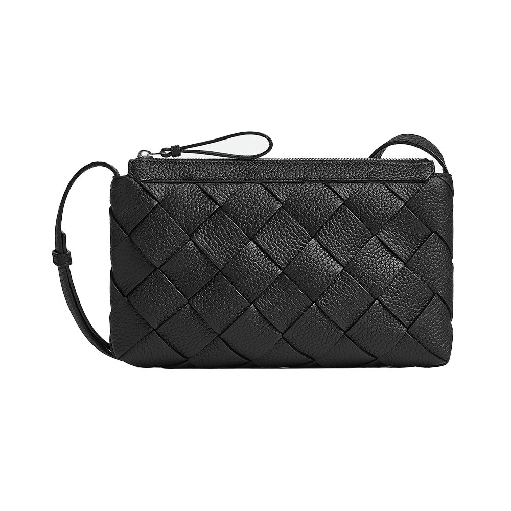 ショルダーバッグ BOTTEGA VENETA DIAGO ZIPPED MESSENGER BAG Bottega Veneta Men's Diago Zip Intreccio Taurillon Messenger