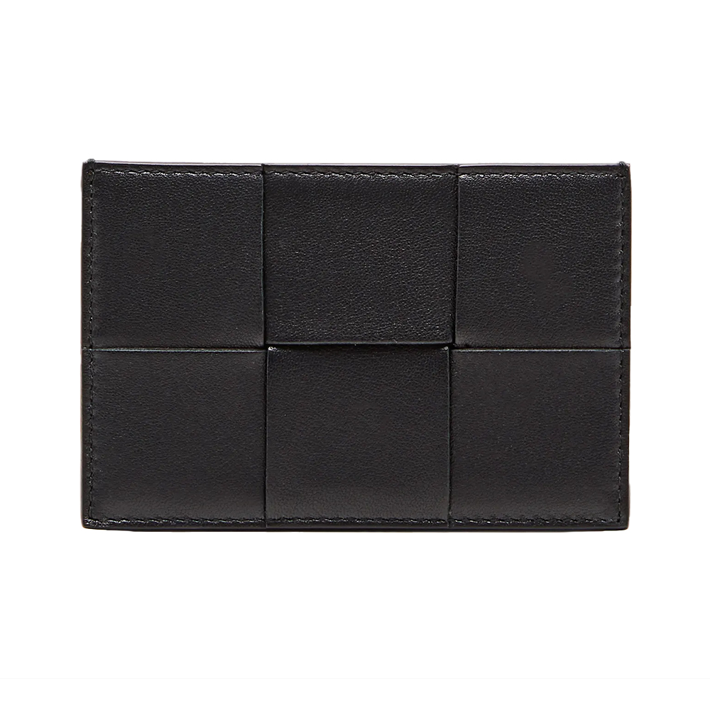 Bottega Veneta Cassette Credit Card Case Black – voilà.id