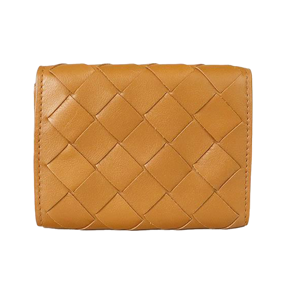★BOTTEGA VENETA★ Intrecciato Fold Coin Pocket Half Wallet Bottega Veneta® Men's Intrecciato Bi-Fold Wallet With Coin