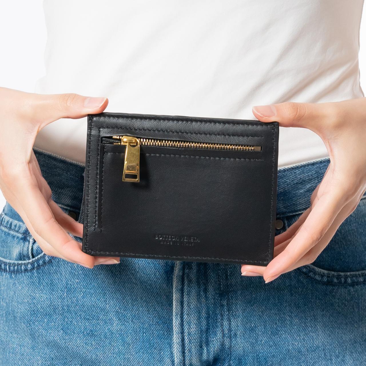 ★BOTTEGA VENETA★ Intrecciato Card Holder Black 162150V3UN1 2717483.jpg