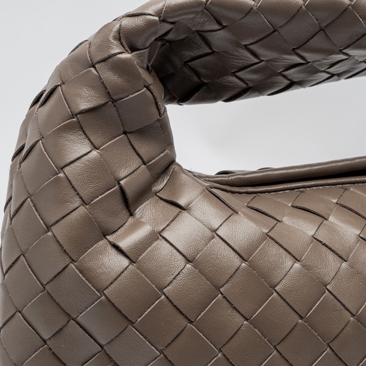 Bottega Veneta Hop Small Intrecciato Shoulder Bag Calfskin