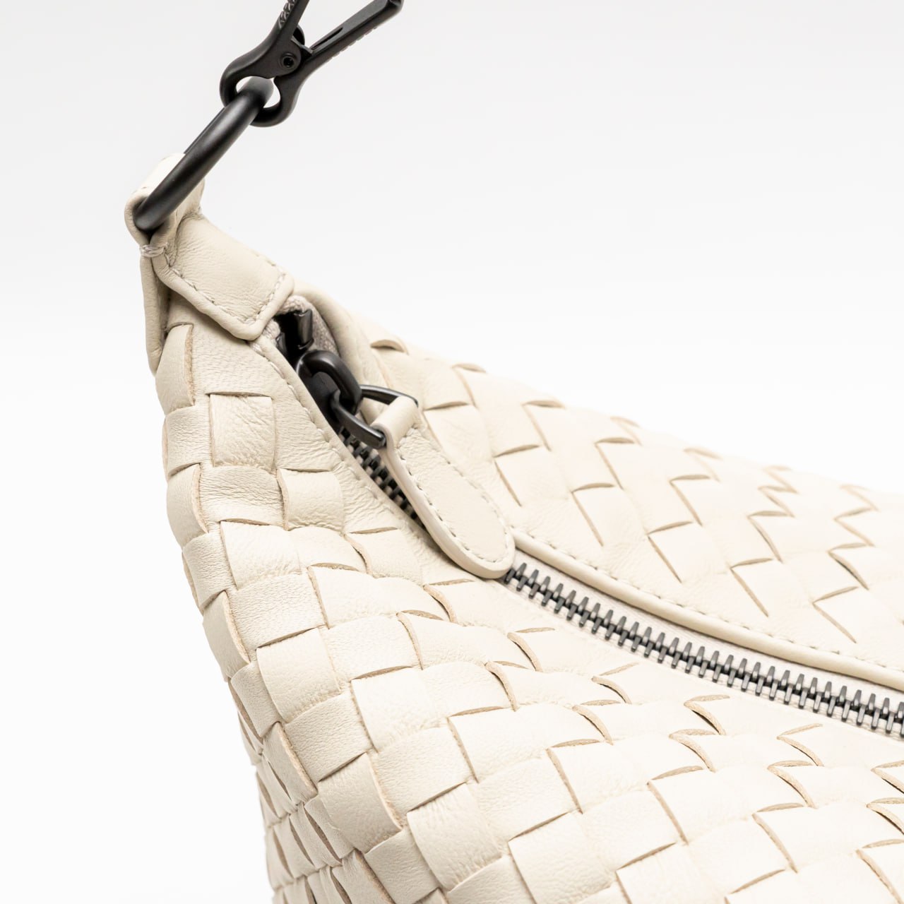 Bottega Veneta Small Tourmaline Intrecciato Nappa Shoulder Bag