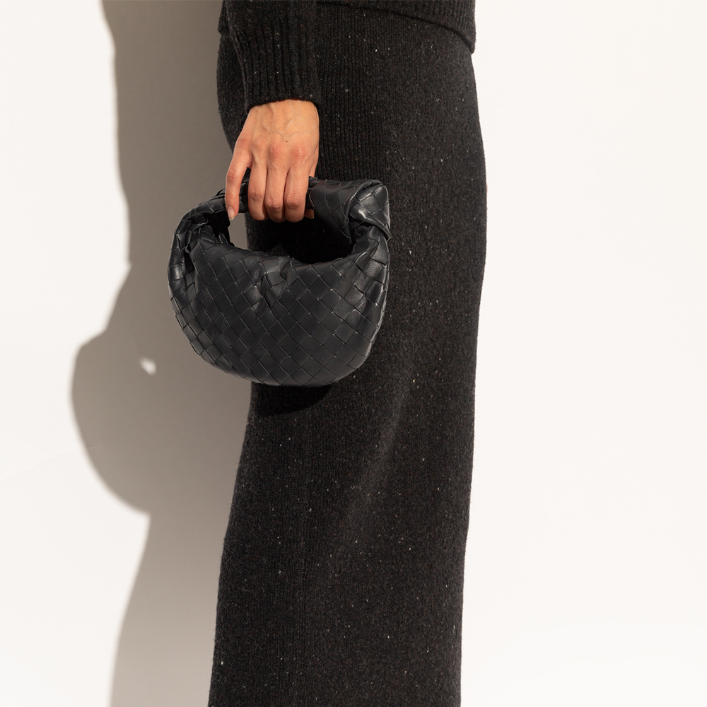 ★BOTTEGA VENETA★ Jodi Shoulder Bag Travertine 651876VCPP52 Brand New Bottega Veneta Jodie Small Leather Hobo Bag In
