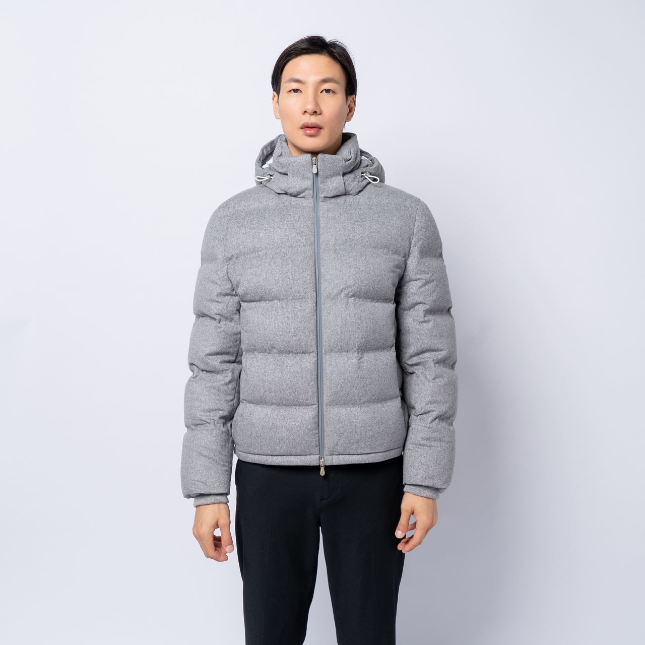 ダウンジャケット・コート BRUNELLO CUCINELLI OVERSIZED DOWN JACKET IN TECHNICAL COTTON Brunello Cucinelli カシミア ダウンジャケット | ブルー