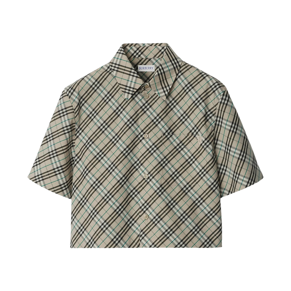 Tシャツ・カットソー Burberry SS25 Cropped shirt (8109229 COTTONIPCHECK) 2product-81011211-Xms-2025-05-