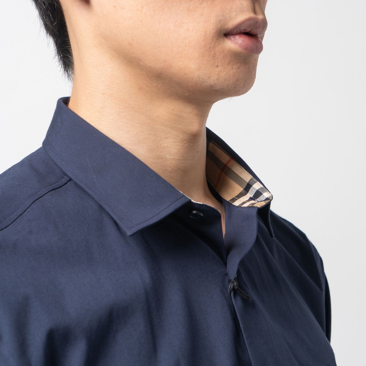 Burberry Embroidered EKD Stretch Cotton Shirt Black – voilà.id