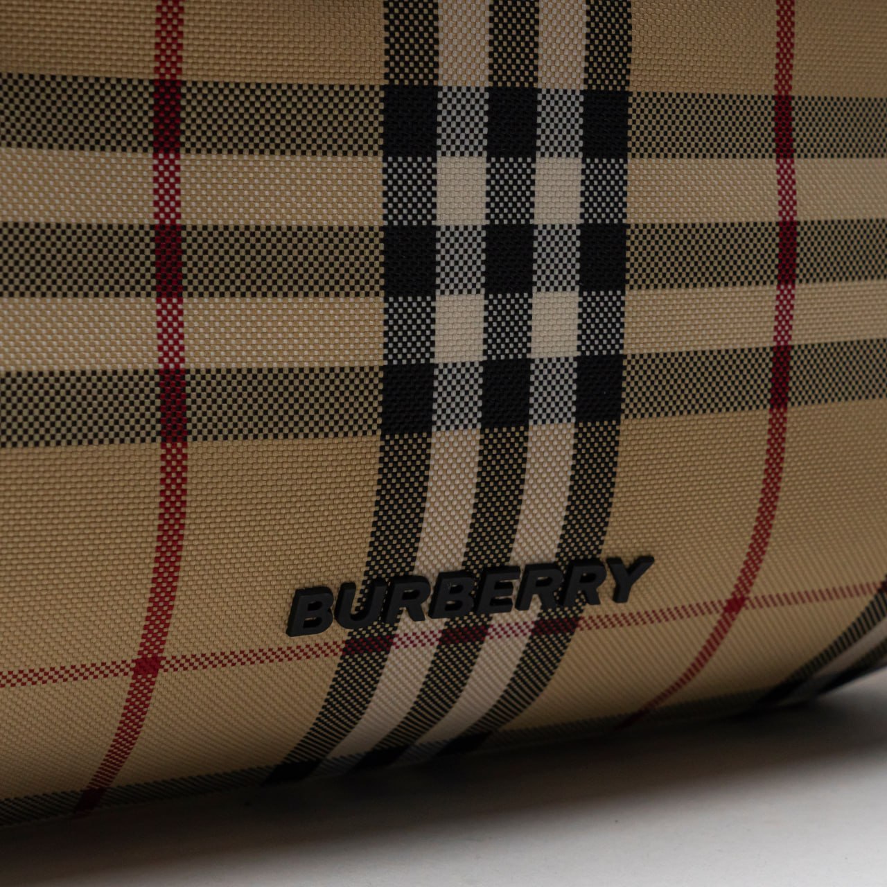 Burberry Allover Check Sonny Bumbag Archive Beige – voilà.id