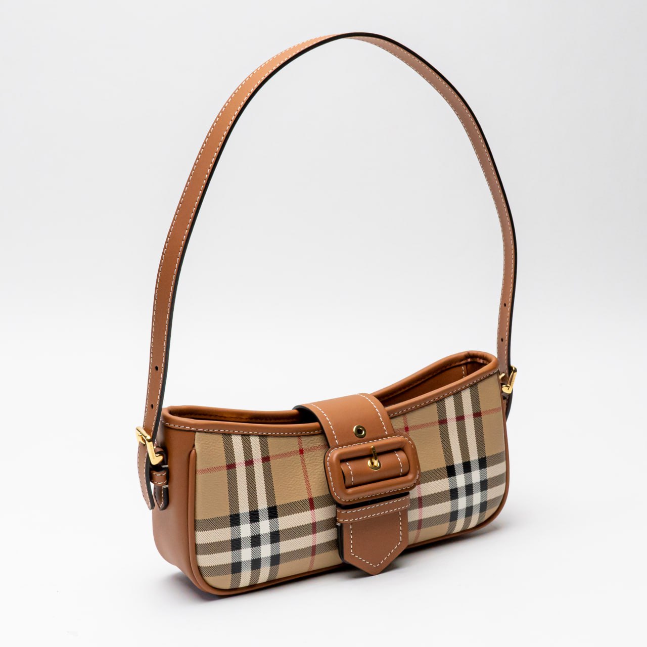 Burberry Vintage Check Shoulder Bag Archive Beige/Briar Brown