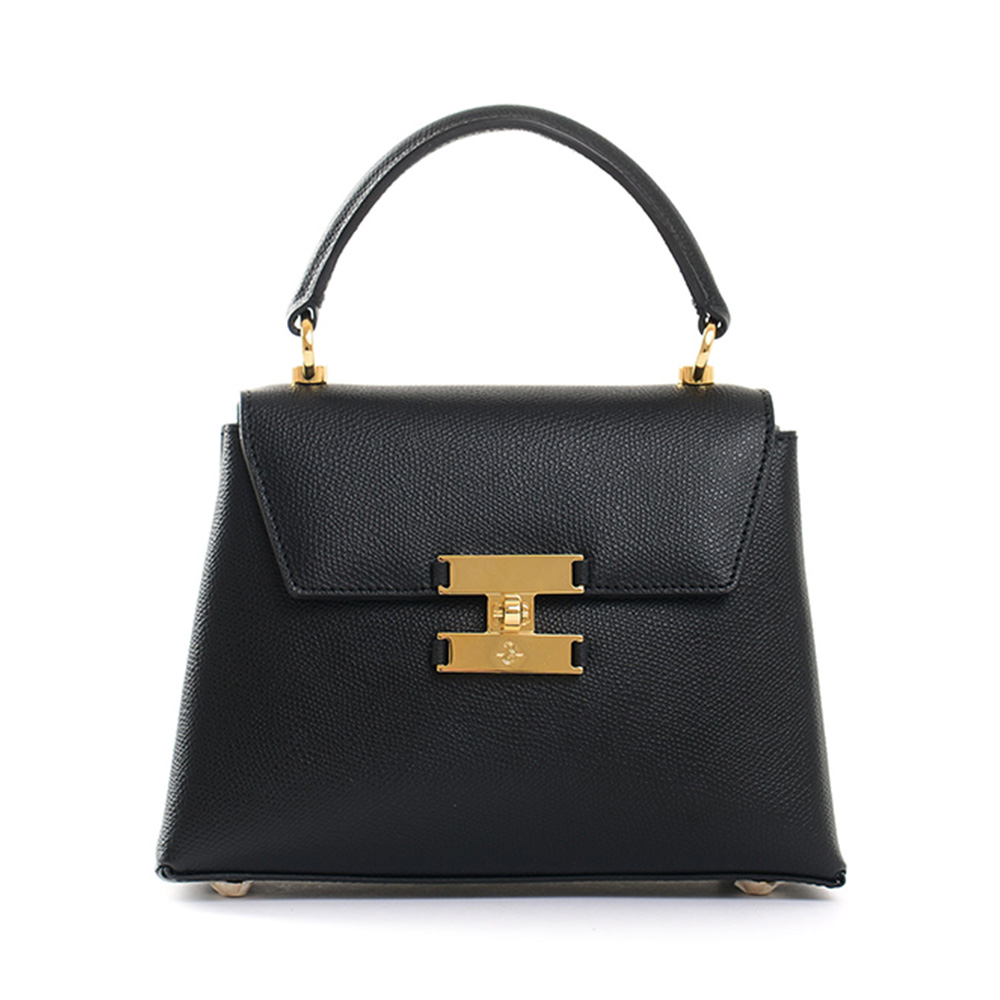 Carbotti Diana 321 Small Leather Handbag Black – voilà.id