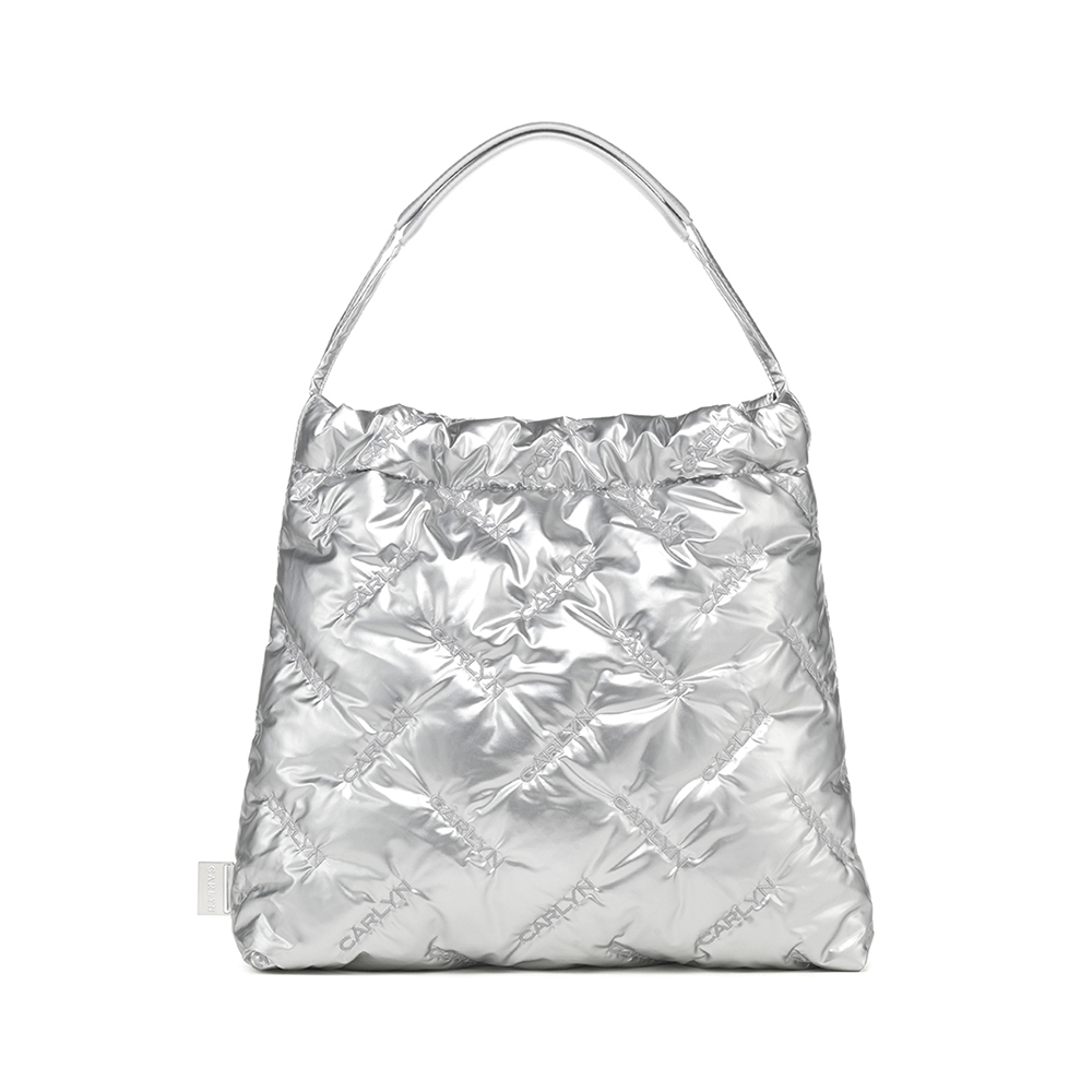Carlyn Twee Tote Bag Silver – voilà.id