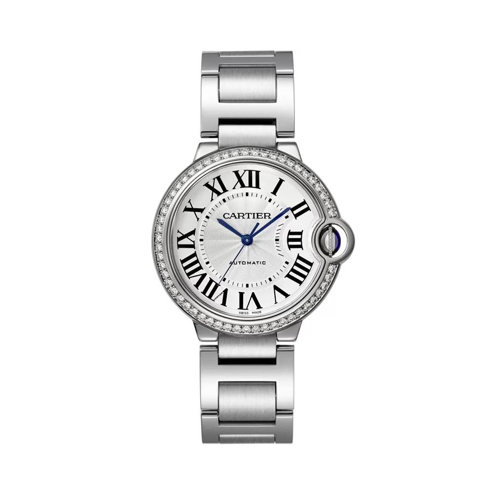 Cartier Ballon Bleu 36 W4BB0017 Steel Diamond –