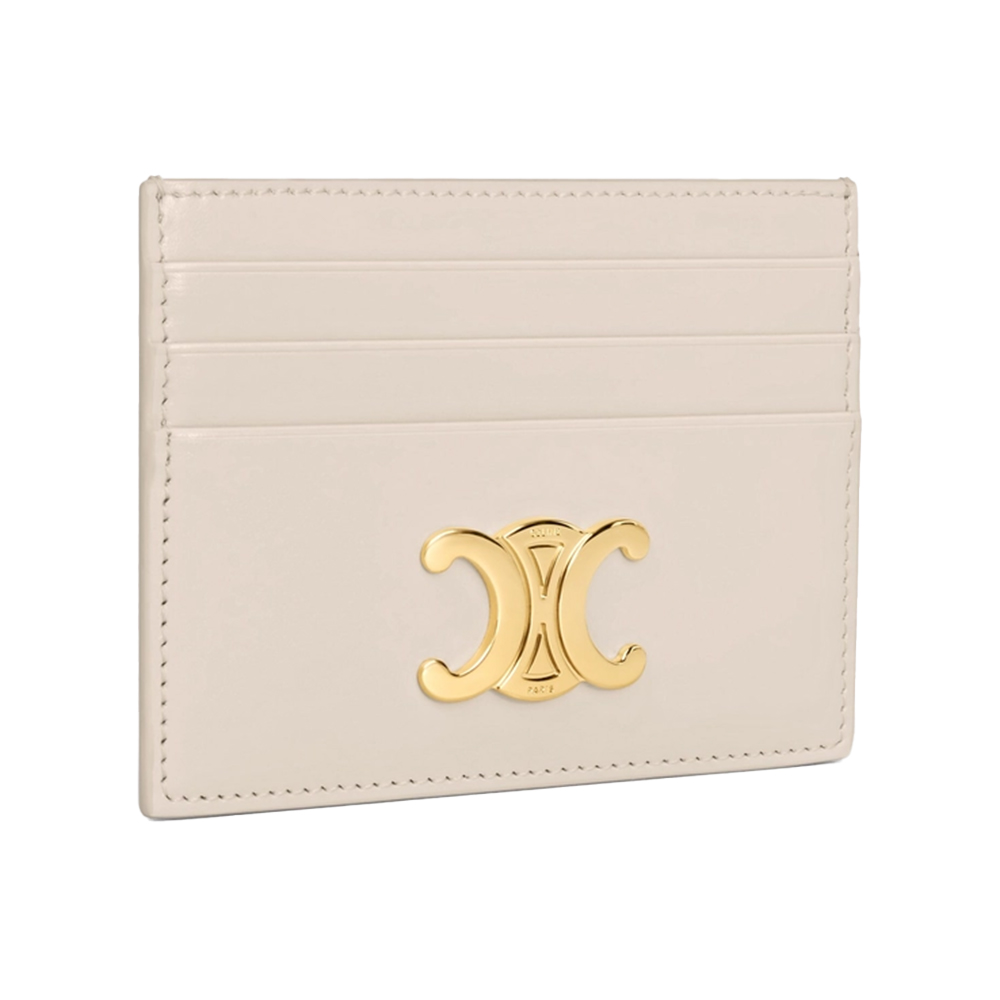 カードケース・名刺入れ CELINE FW25 Celine Triomphe Card Holder (10L833DPV 03PH) CARD HOLDER TRIOMPHE IN Shiny calfskin - BLACK | CELINE