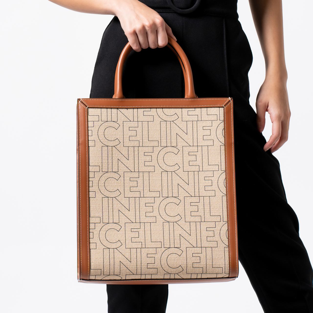 【CELINE】SMALL VERTICAL BAG◆192082ERN CELINE Vertical Cabas Mini Shoulder Bag, One Size | eBay